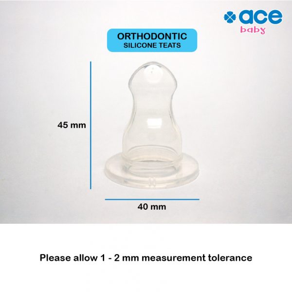 ACE BABY Orthodontic Silicone Teats size