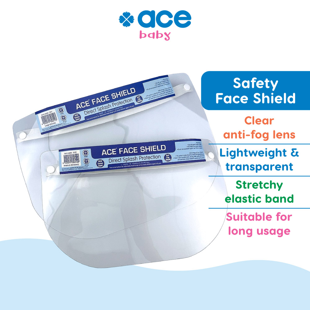 ACE-BABY-Safety-Face-Shield-All-Round-Protection-Headband-with-Clear-Anti-Fog-Lens,-Lightweight-Transparent-Shield