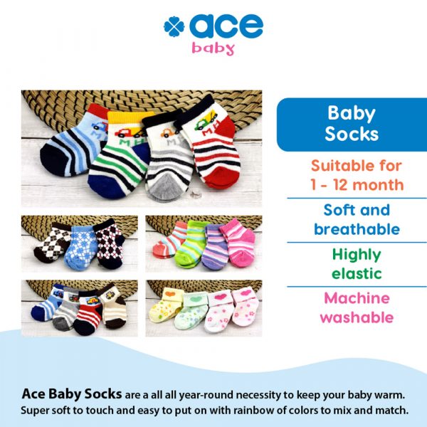 Ace Baby newborn socks collection