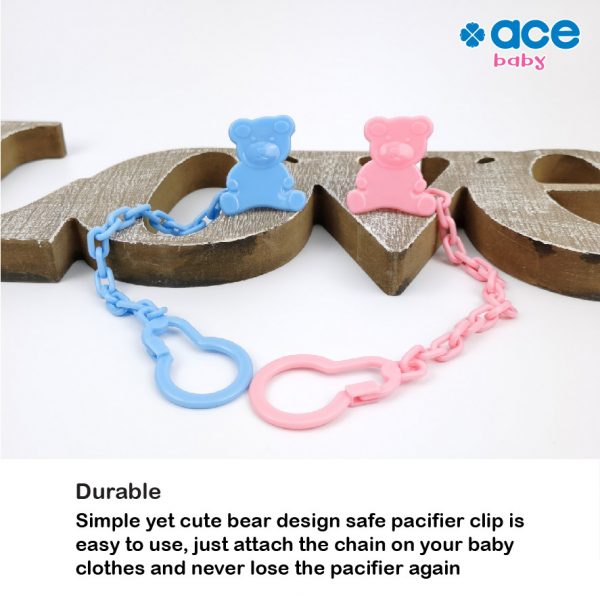 Ace Baby durable pacifier chain